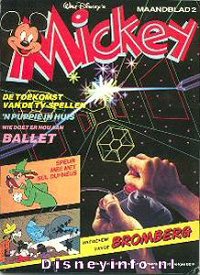 Front cover: Mickey Mouse - Maandblad - 1984-02