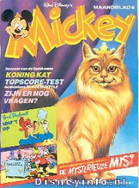 Front cover: Mickey Mouse - Maandblad - 1984-06