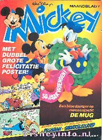 Front cover: Mickey Mouse - Maandblad - 1984-07