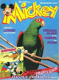 Front cover: Mickey Mouse - Maandblad - 1984-08