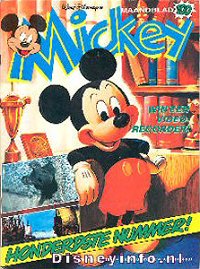 Front cover: Mickey Mouse - Maandblad - 1984-09