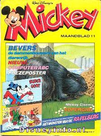 Front cover: Mickey Mouse - Maandblad - 1984-11