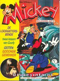 Front cover: Mickey Mouse - Maandblad - 1985-02