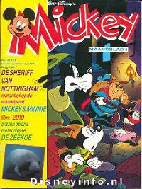 Front cover: Mickey Mouse - Maandblad - 1985-04