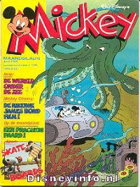 Front cover: Mickey Mouse - Maandblad - 1985-06