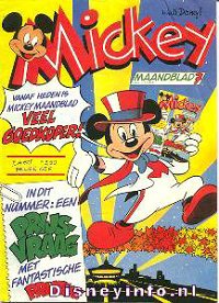 Front cover: Mickey Mouse - Maandblad - 1985-07