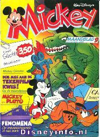 Front cover: Mickey Mouse - Maandblad - 1985-09