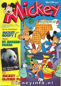 Front cover: Mickey Mouse - Maandblad - 1985-11