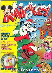 Front cover: Mickey Mouse - Maandblad - 1985-12