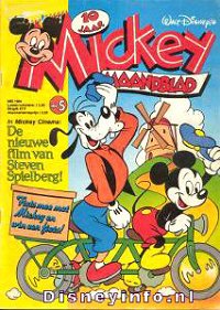 Front cover: Mickey Mouse - Maandblad - 1986-05