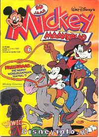 Front cover: Mickey Mouse - Maandblad - 1986-06