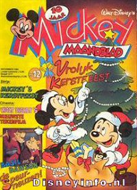 Front cover: Mickey Mouse - Maandblad - 1986-12