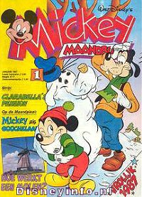 Front cover: Mickey Mouse - Maandblad - 1987-01