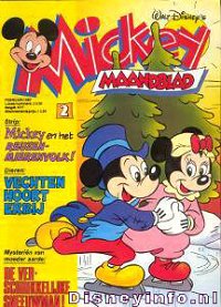 Front cover: Mickey Mouse - Maandblad - 1987-02