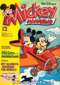 Front cover: Mickey Mouse - Maandblad - 1987-06