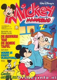 Front cover: Mickey Mouse - Maandblad - 1987-09