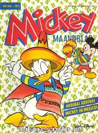 Front cover: Mickey Mouse - Maandblad - 1988-05