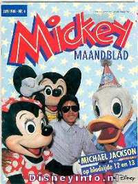 Front cover: Mickey Mouse - Maandblad - 1988-06