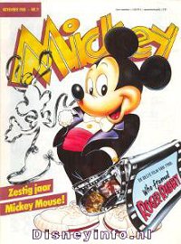 Front cover: Mickey Mouse - Maandblad - 1988-11