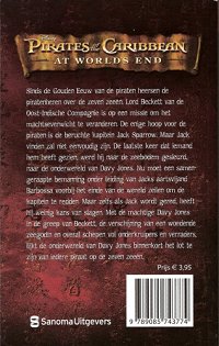 Back cover: Pirates Of The Caribbean - Aan Het Einde Van De Wereld