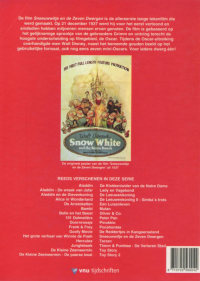 Back cover: Sneeuwwitje En De Zeven Dwergen