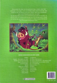 Back cover: Timon & Pumbaa: De Verloren Stad