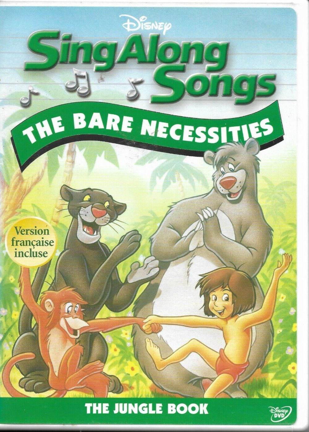 Sing Along Songs: The Bare Necessities - The Jungle Book - 786936695182 ...