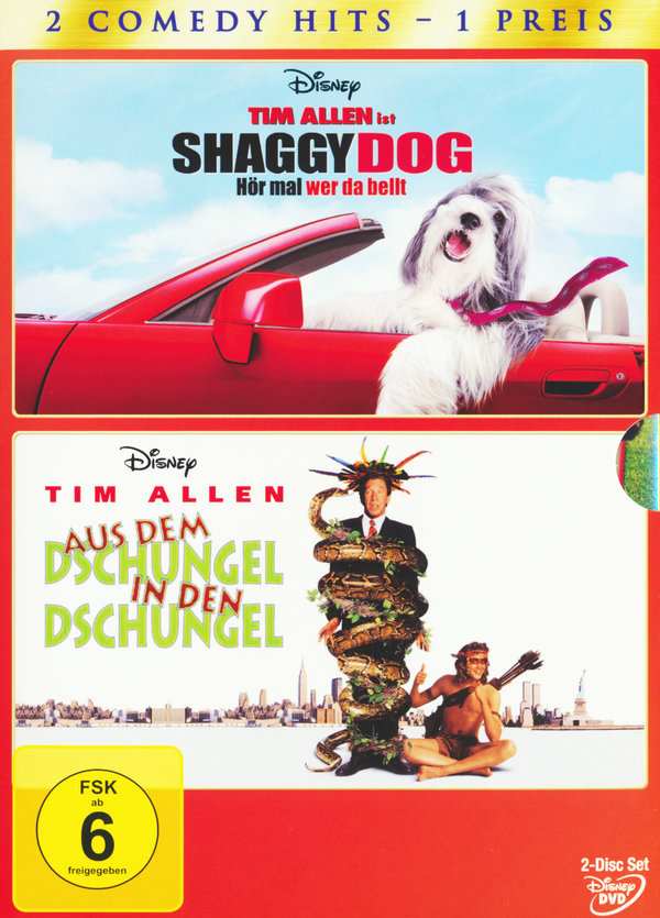 Shaggy Dog - Hör mal wer da bellt / Aus dem Dschungel in den Dschungel / The Shaggy Dog, Jungle 2 Jungle Shaggy Dog - Hör mal wer da bellt / Aus dem Dschungel in den Dschungel / The Shaggy Dog, Jungle 2 Jungle