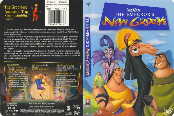 The Emperor s New Groove 786936144413 Disney DVD Database