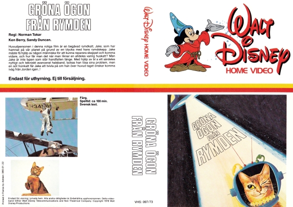 Gröna ögon Från Rymden - - Disney Video Database